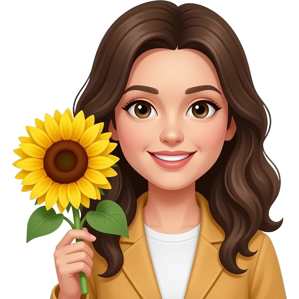with sunflower tho emoji