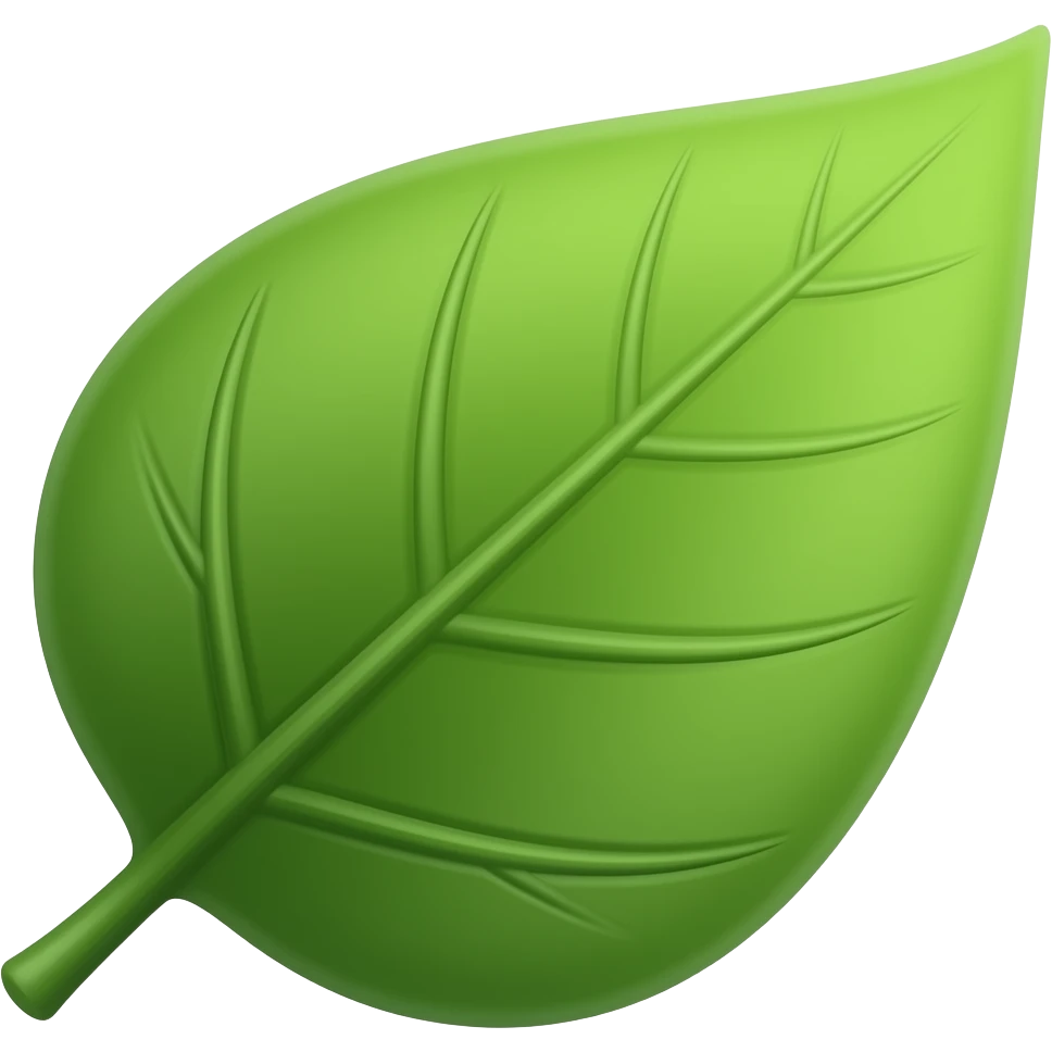 Leaf emoji