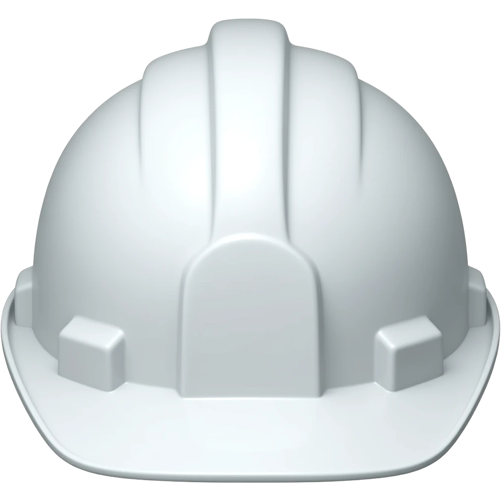 white hard hat emoji
