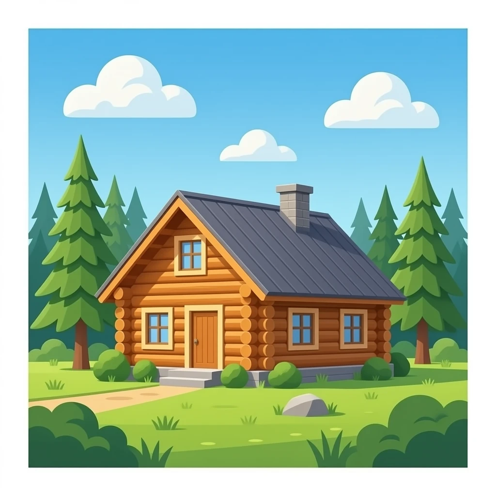 log home emoji emoji