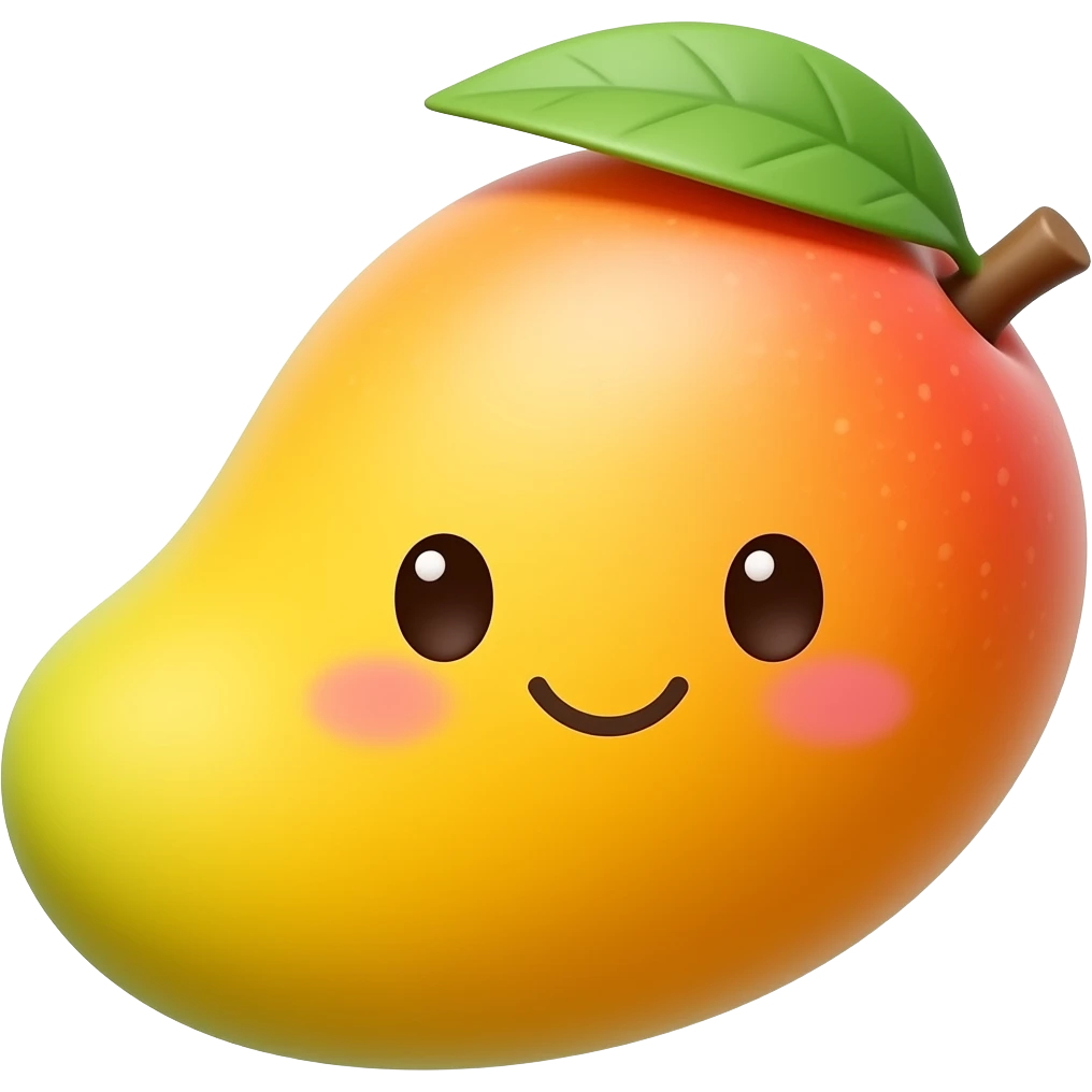 Kawaii mango miyazaki emoji