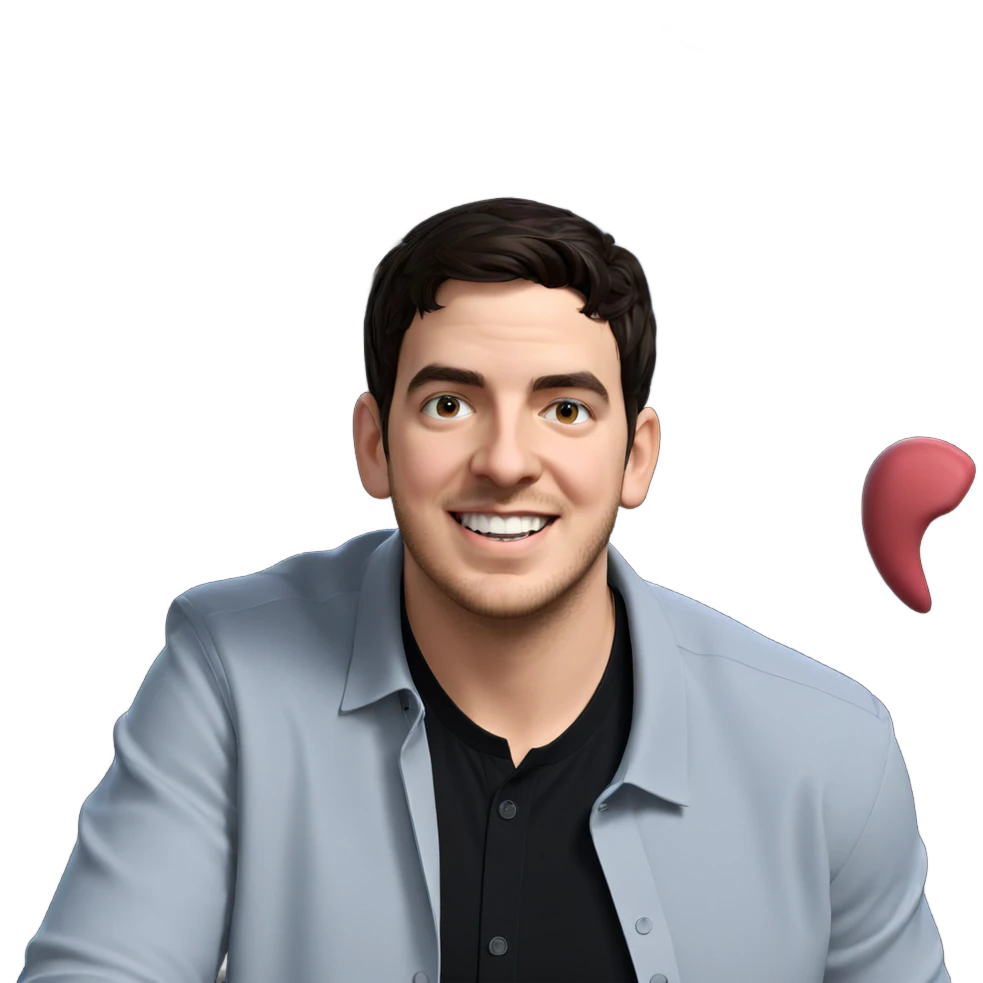 smiling boy in black shirt emoji