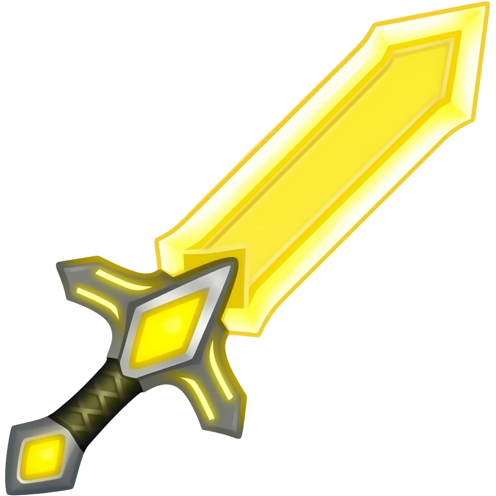 Future yellow sword emoji
