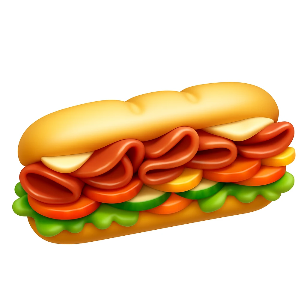 Convert the uploaded image into a 3D Apple-style emoji — preserve the key shapes, colors, and overall composition of the original image. Simplify the forms into clean, rounded cartoon-style elements while keeping the subject recognizable. Apply glossy textures, soft lighting, smooth shading, and render everything in Apple emoji style on a clean white background, with the character having almond-shaped, emoji