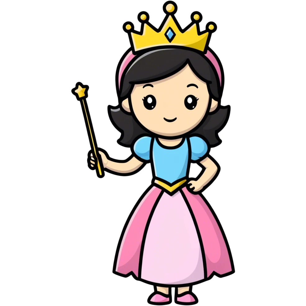 Princess with a crown  emoji