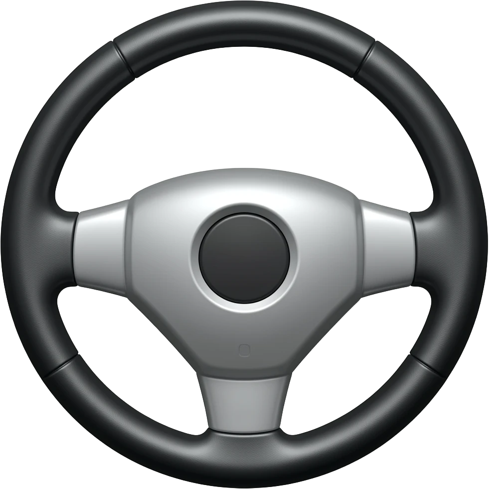 STEERING WHEEL ON THE RIGHT emoji