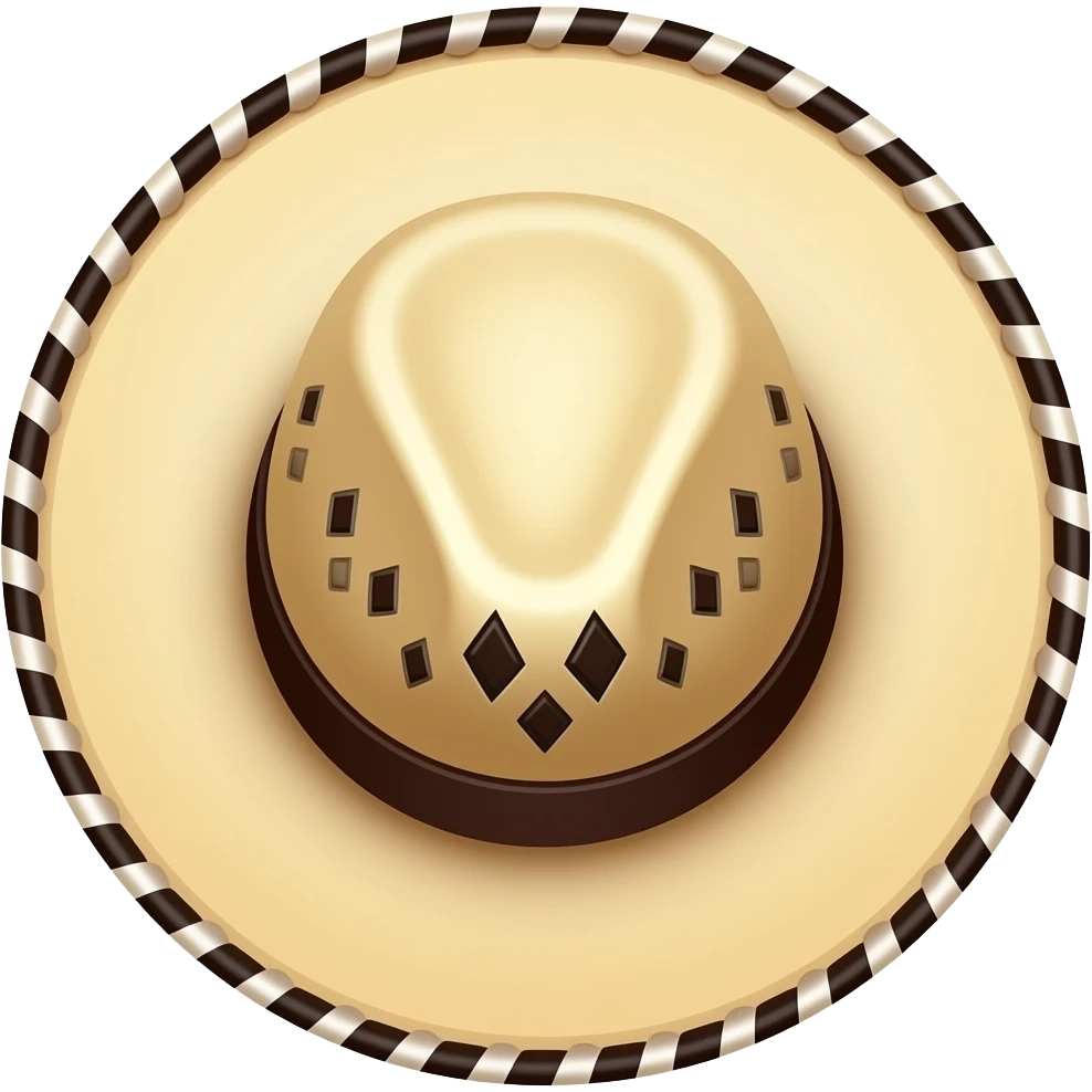 Sombrero vallenato emoji