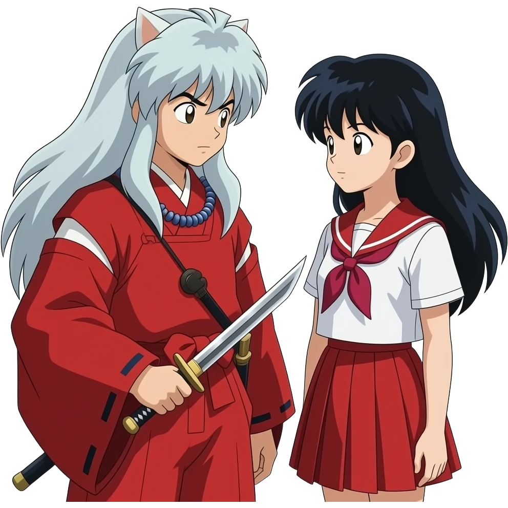 inuyasha and kagome emoji