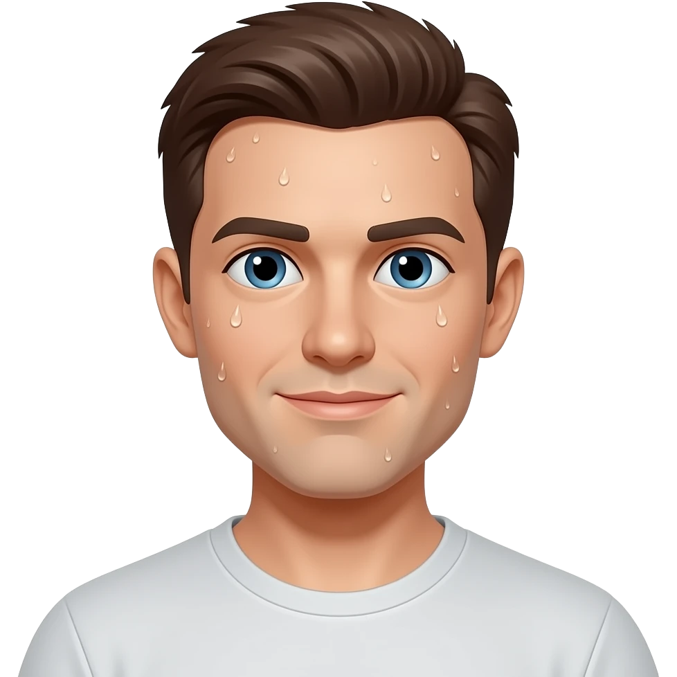 sweating memoji emoji