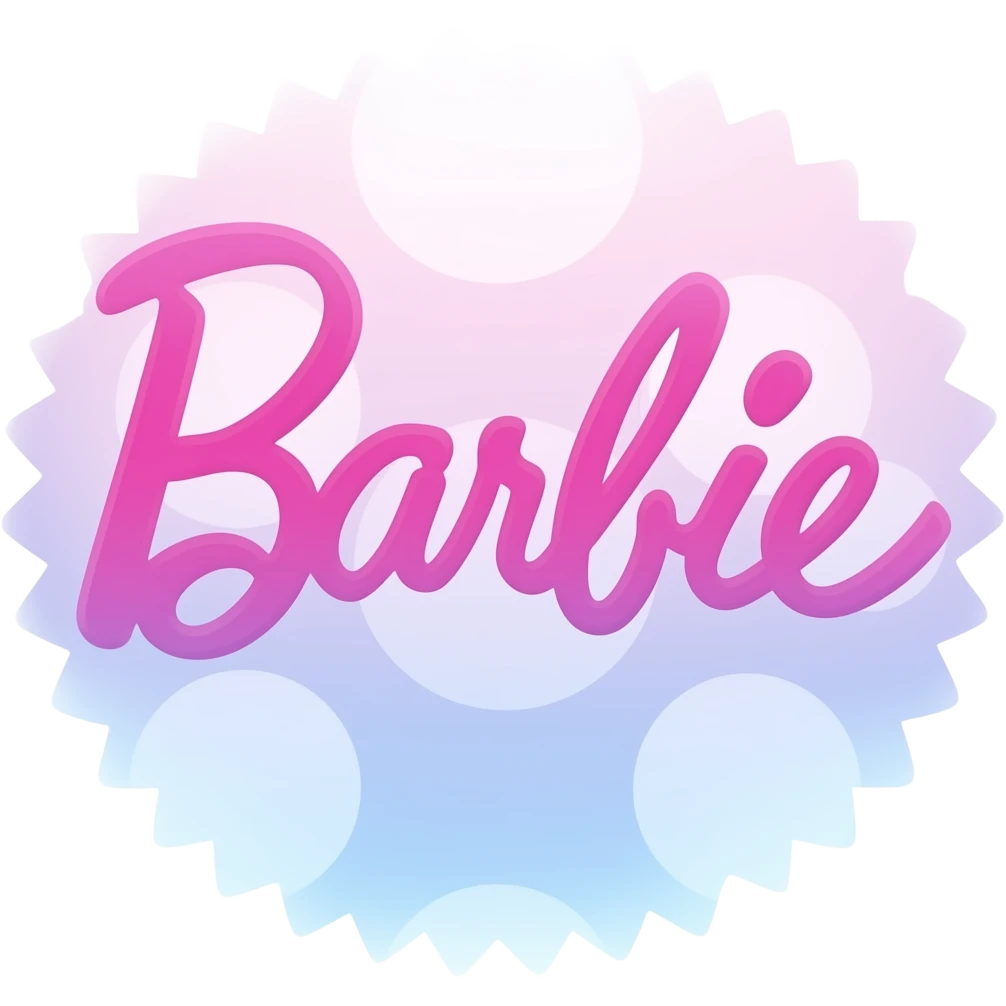 soft pink blue light , transparent background inspired by barbie colour pallete emoji