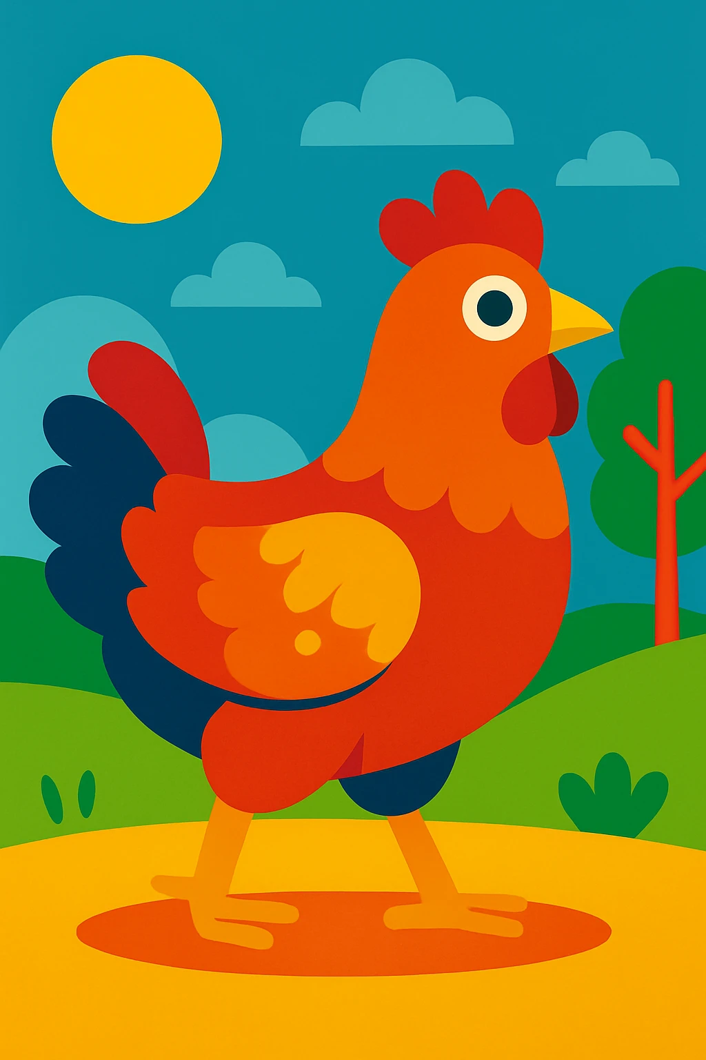 Hen emoji