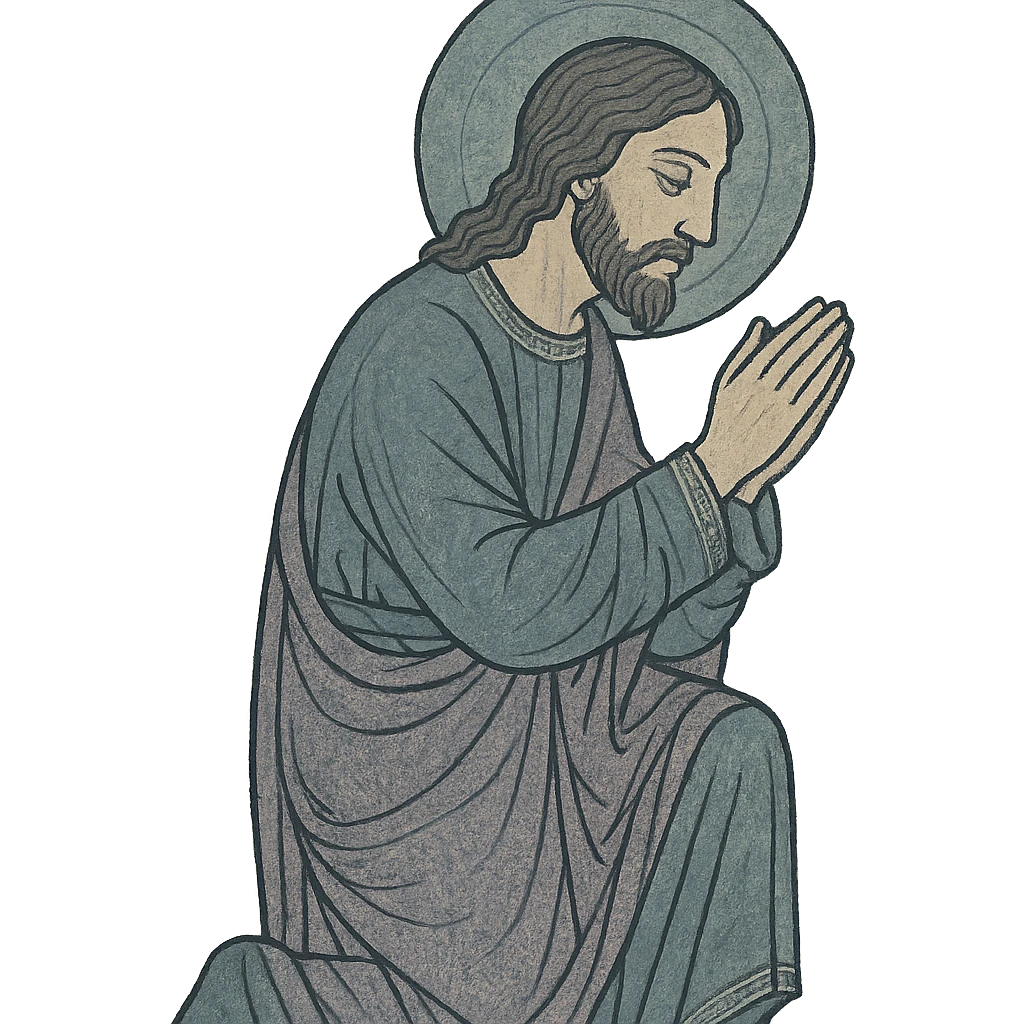 jesus praying  emoji