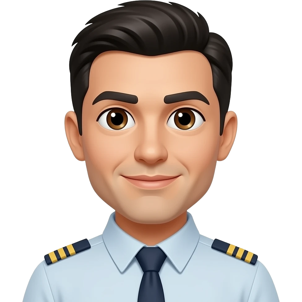 drone-pilot brown eyes, black hair emoji