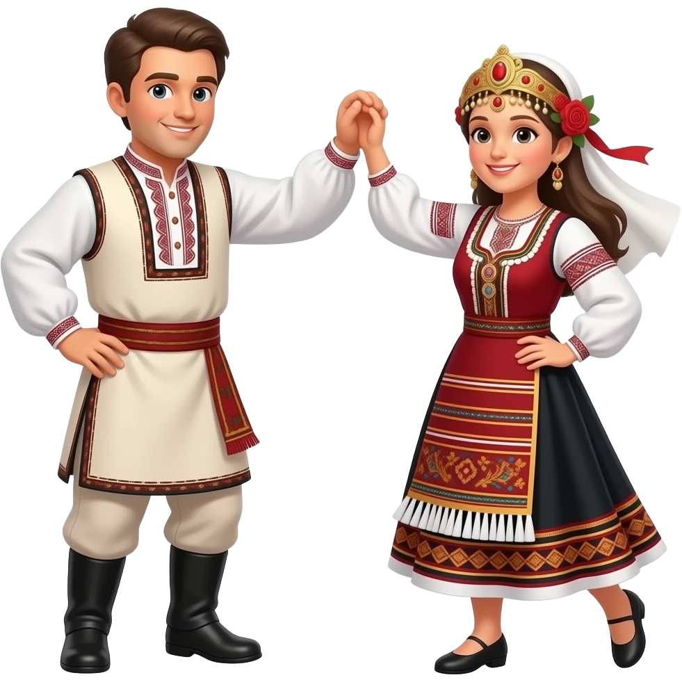 halay çeken insanlar emoji