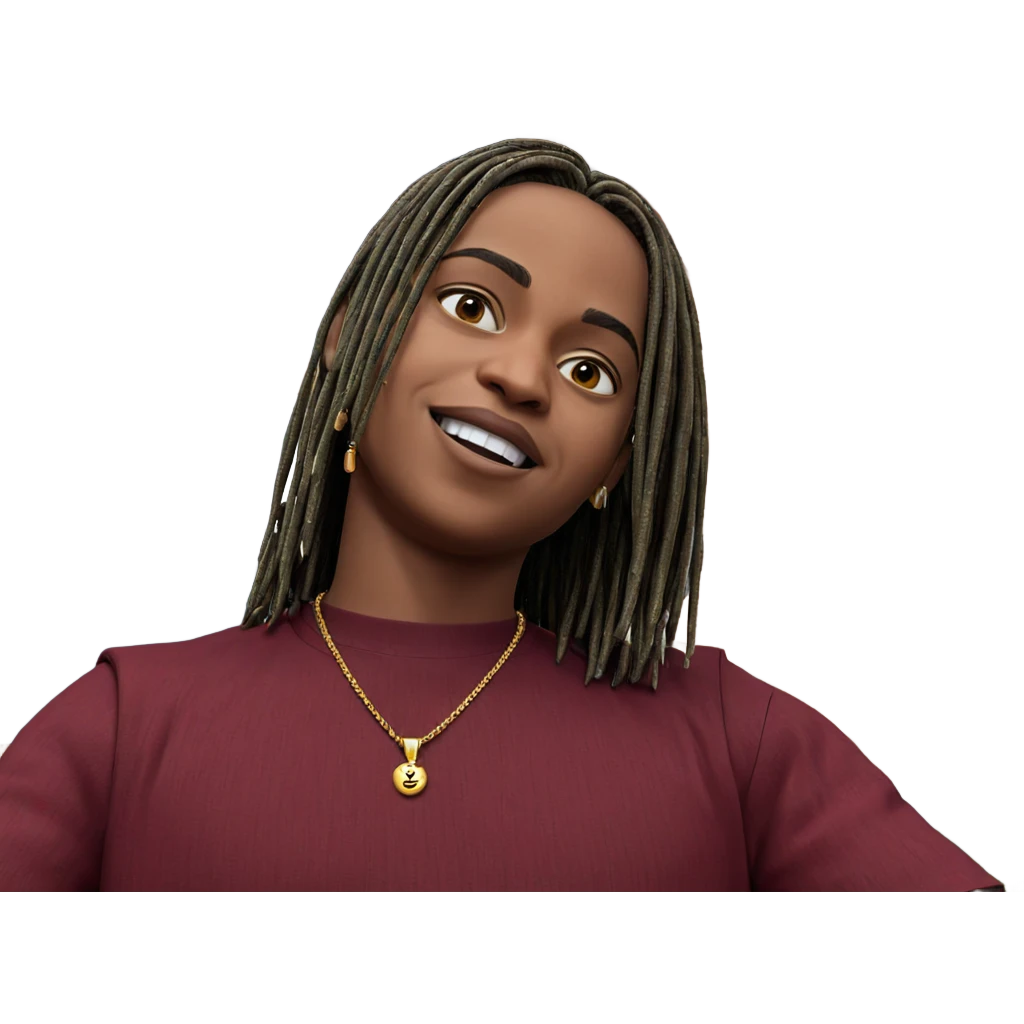 boy with jewelry outdoors emoji