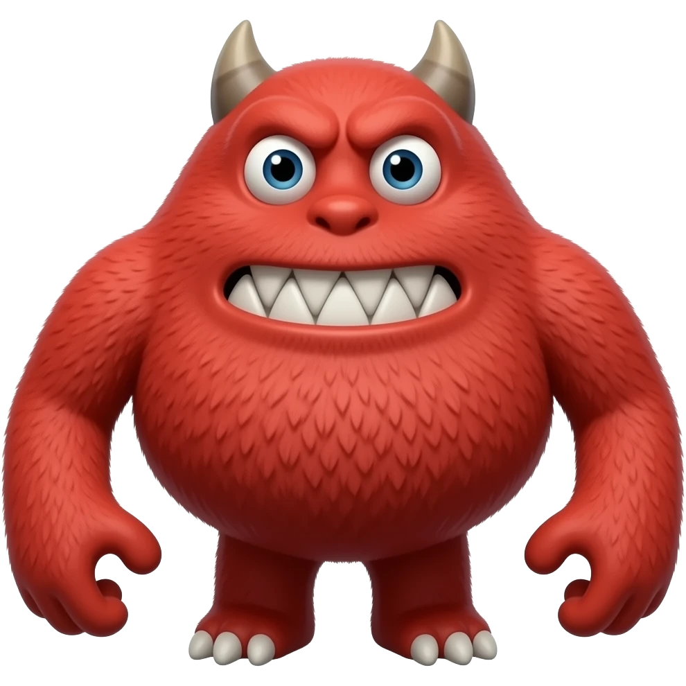 Красный монстр emoji
