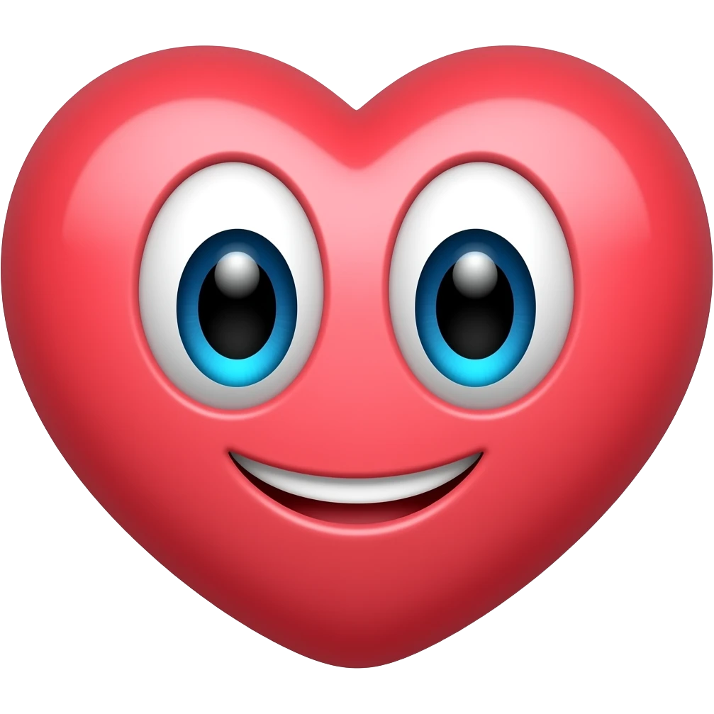 A heart saying like also have eyes emoji