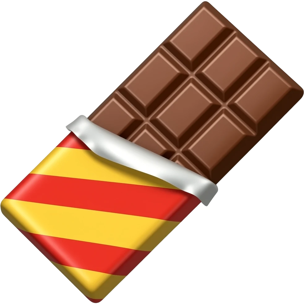 chocolate bar emoji