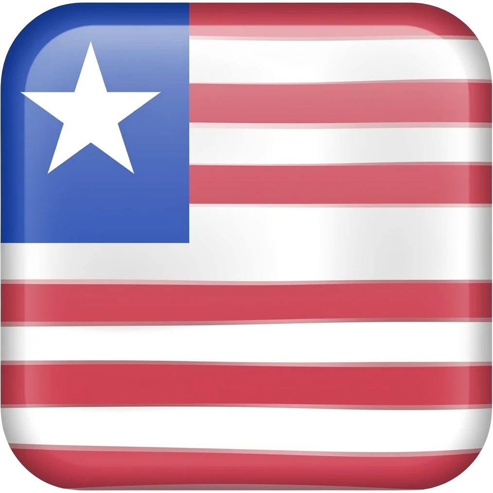 possui nove listras horizontais intercaladas nas cores vermelho, branco e preto, representando a mistura das etnias indígena, branca e negra. No canto superior esquerdo, há um cantão azul com uma estrela branca representando a Beta da constelação de Escorpião. emoji