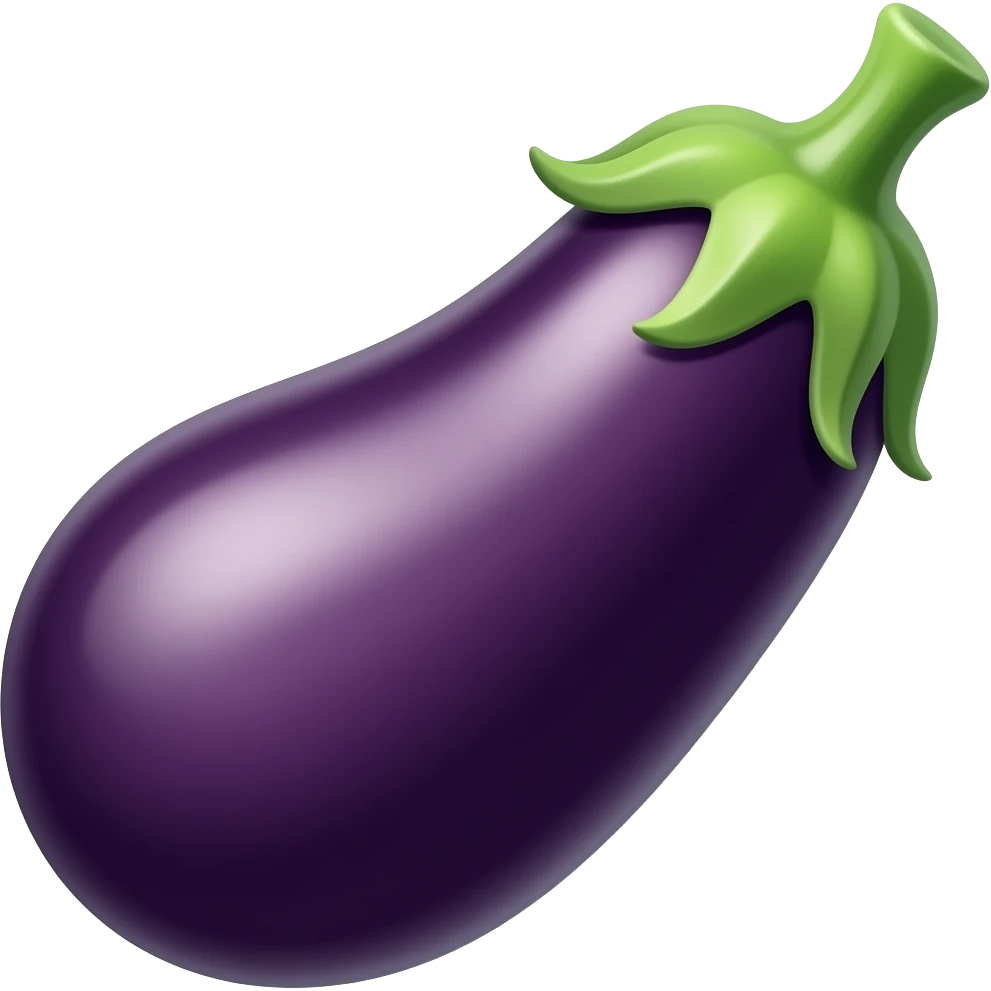 eggplant emoji