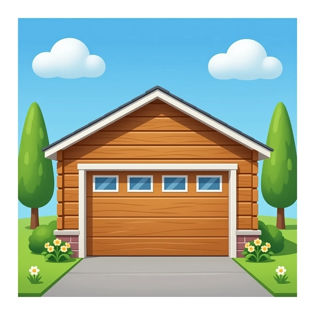 wood garage emoji emoji