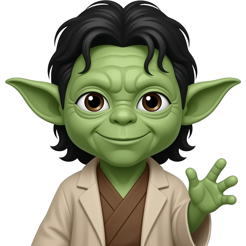 Yoda as Michael Jackson emoji