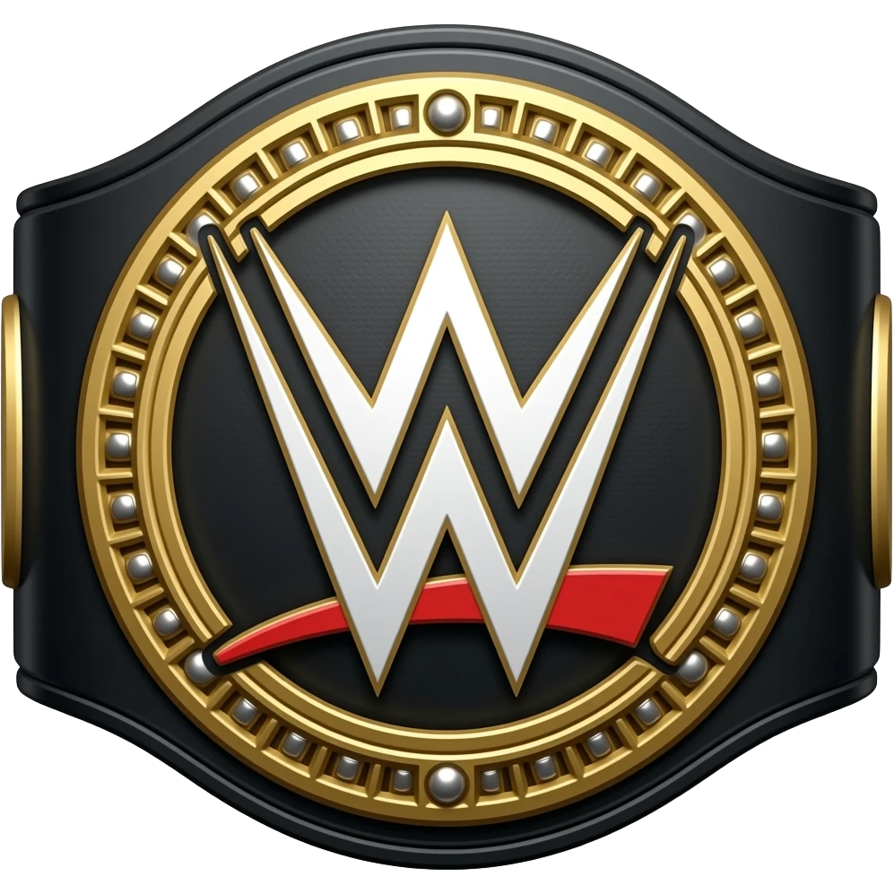 WWE Spinner Belt with old Logo, deep correctly emoji