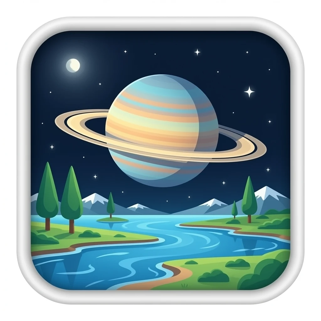 planeta urano emoji