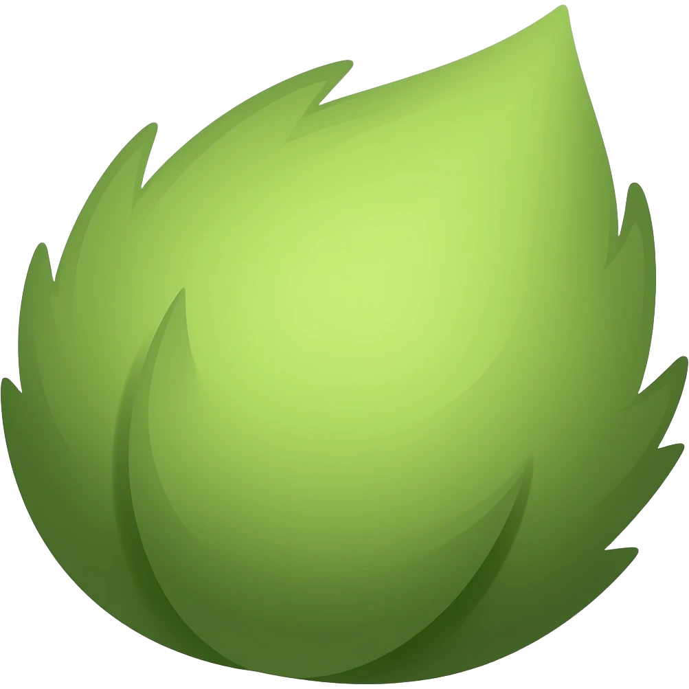 Green Rabbit tail emoji