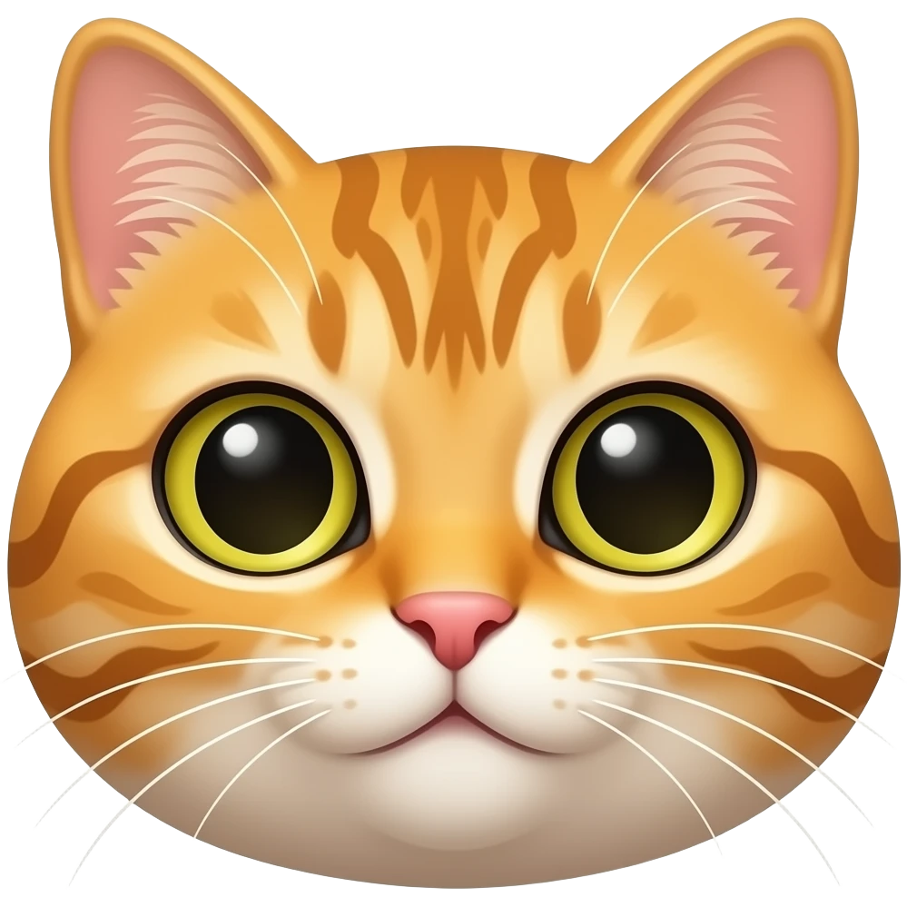 Эмодзи рижый кот emoji