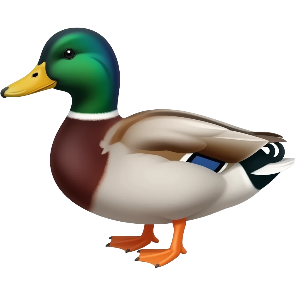 A duck with (-D)below it emoji