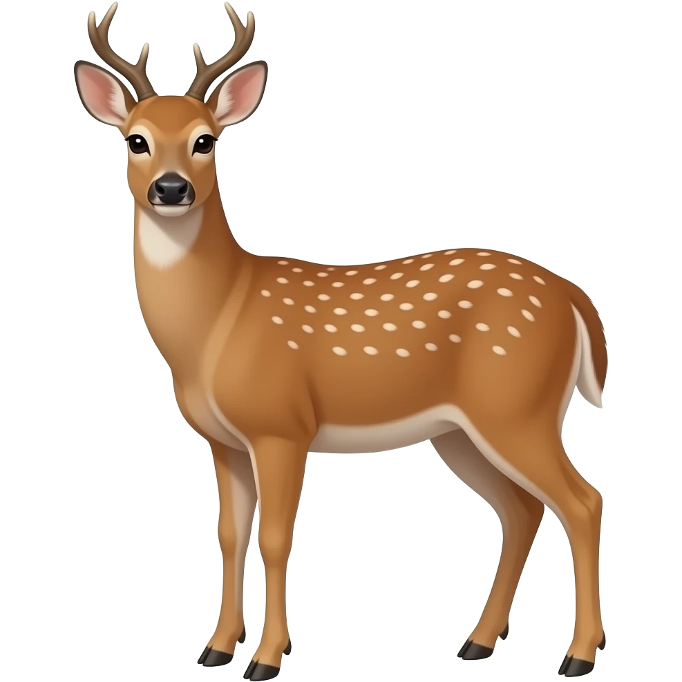 cerbiatto senza corna  emoji iphone emoji