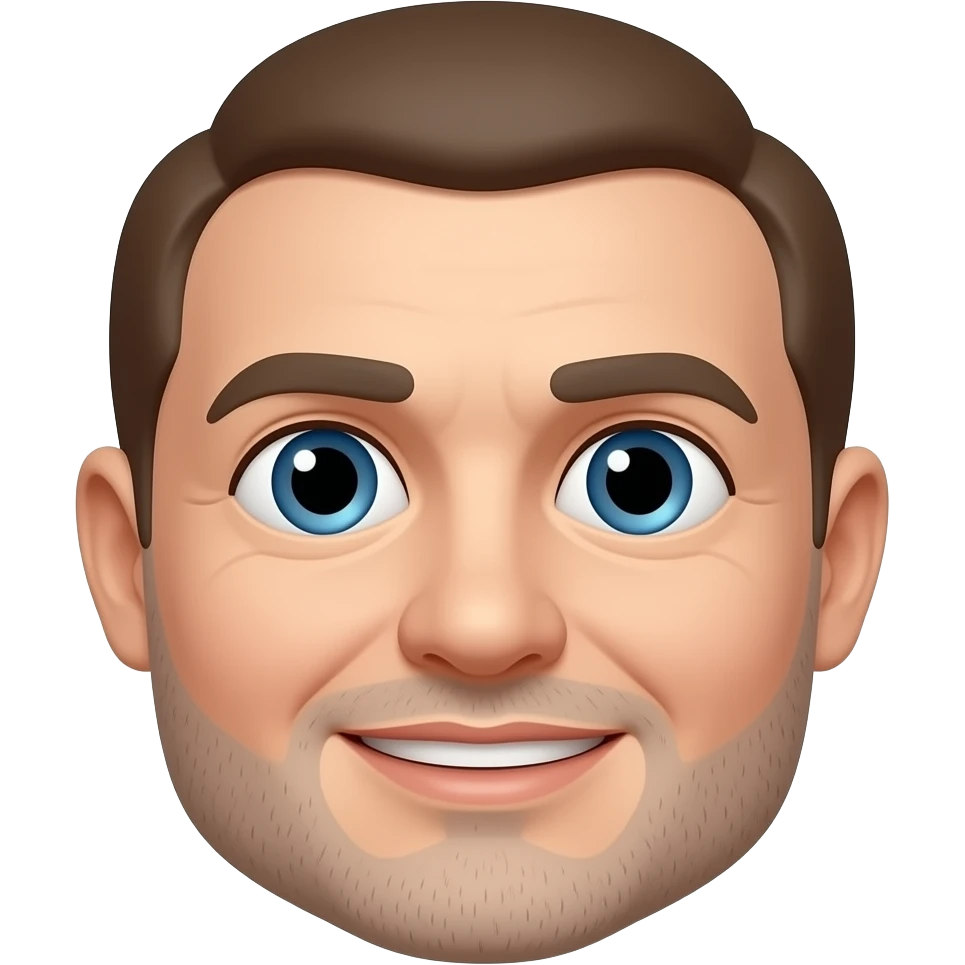 A meh face that goes to the right infinitely emoji