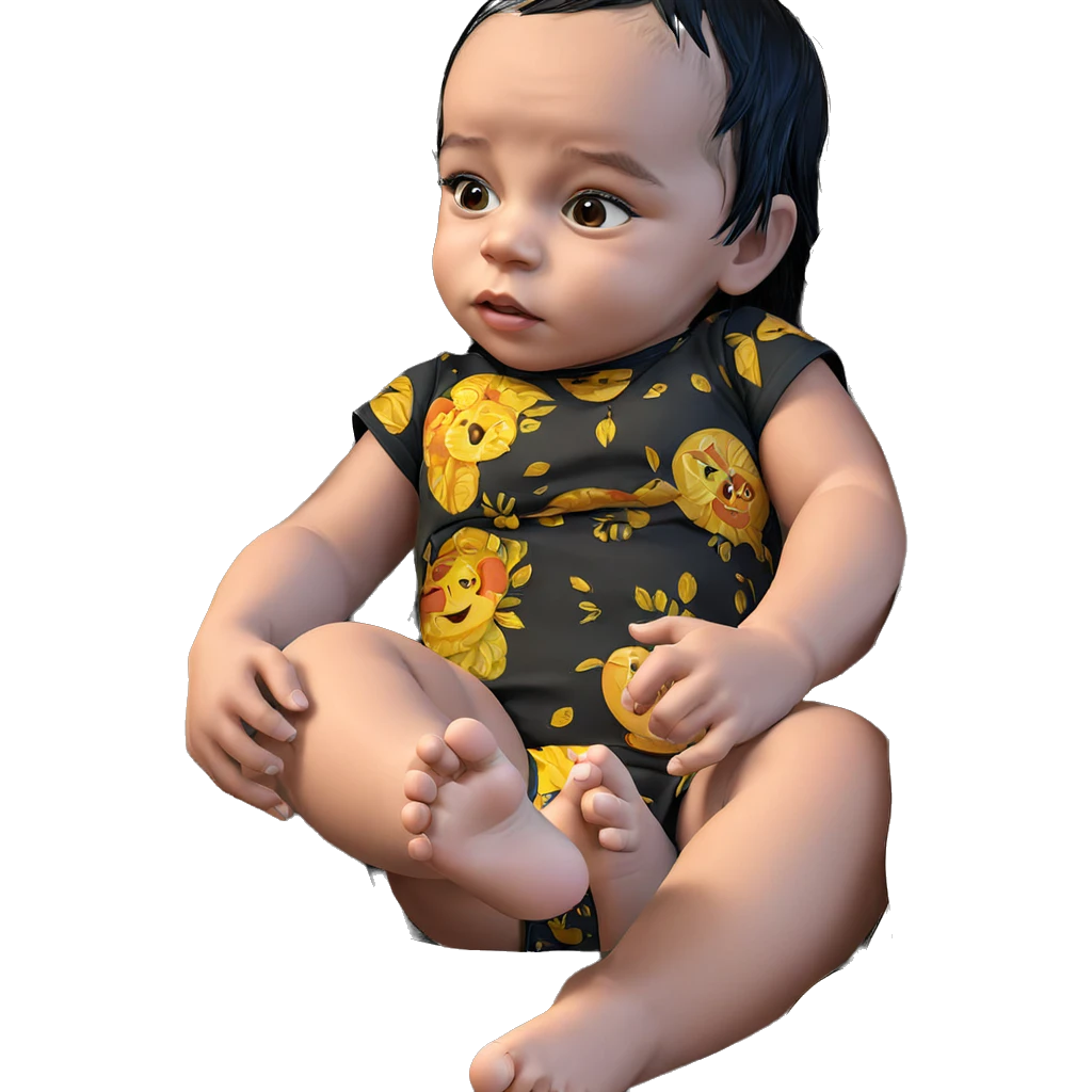 barefoot girl with black hair emoji