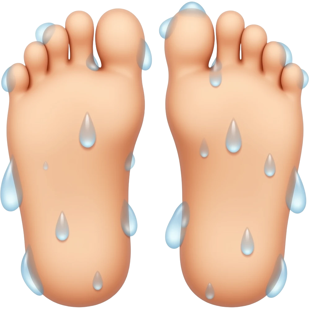 wet feet emoji