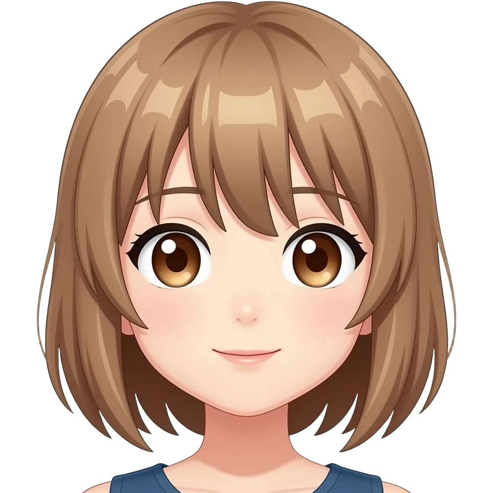 A mad anime face emoji