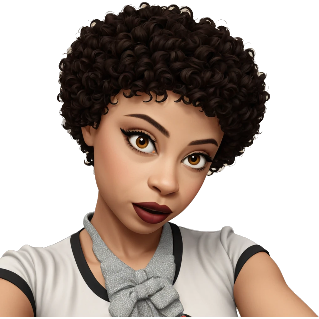 realistic portrait of a girl emoji