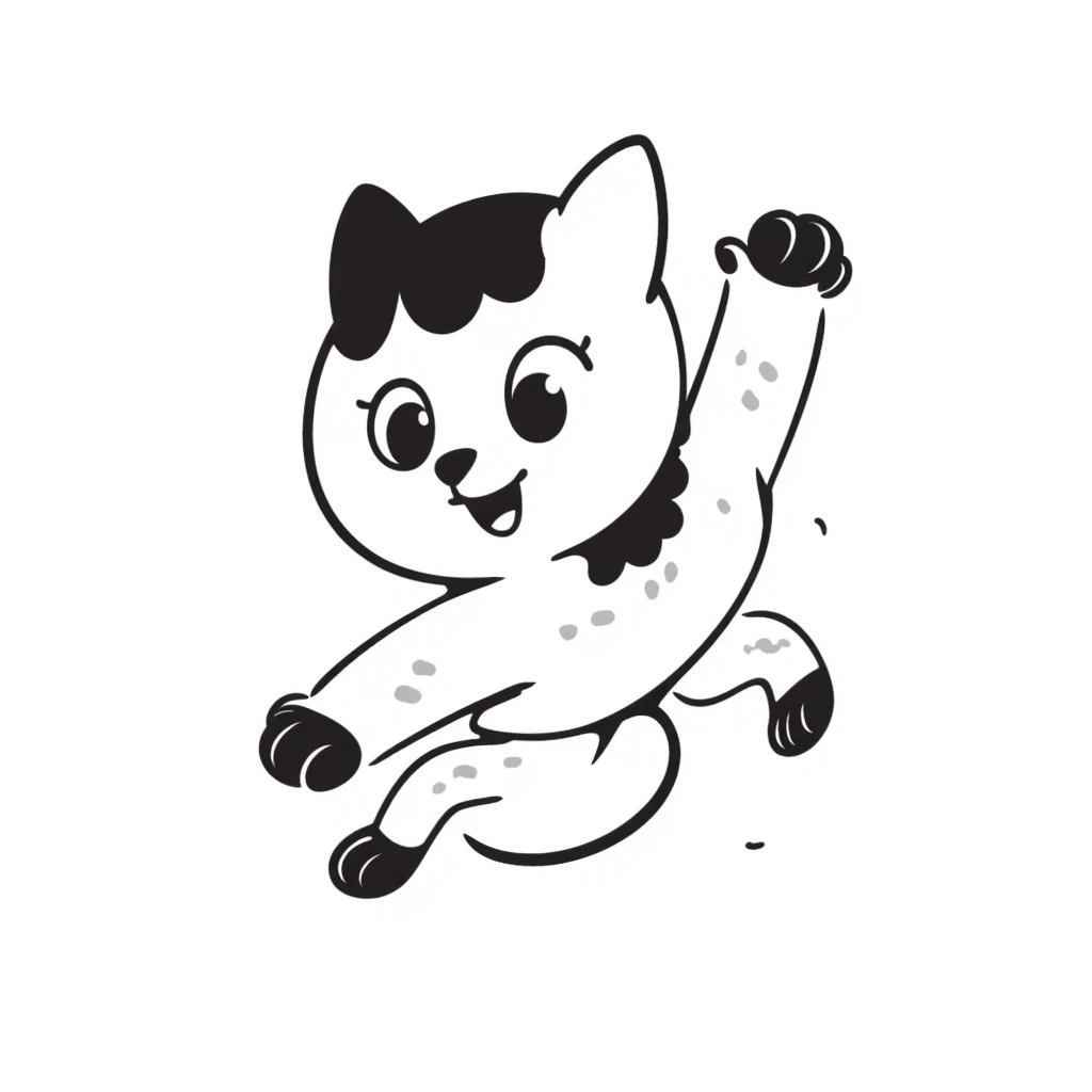 cute playful kitten with big expressive eyes emoji