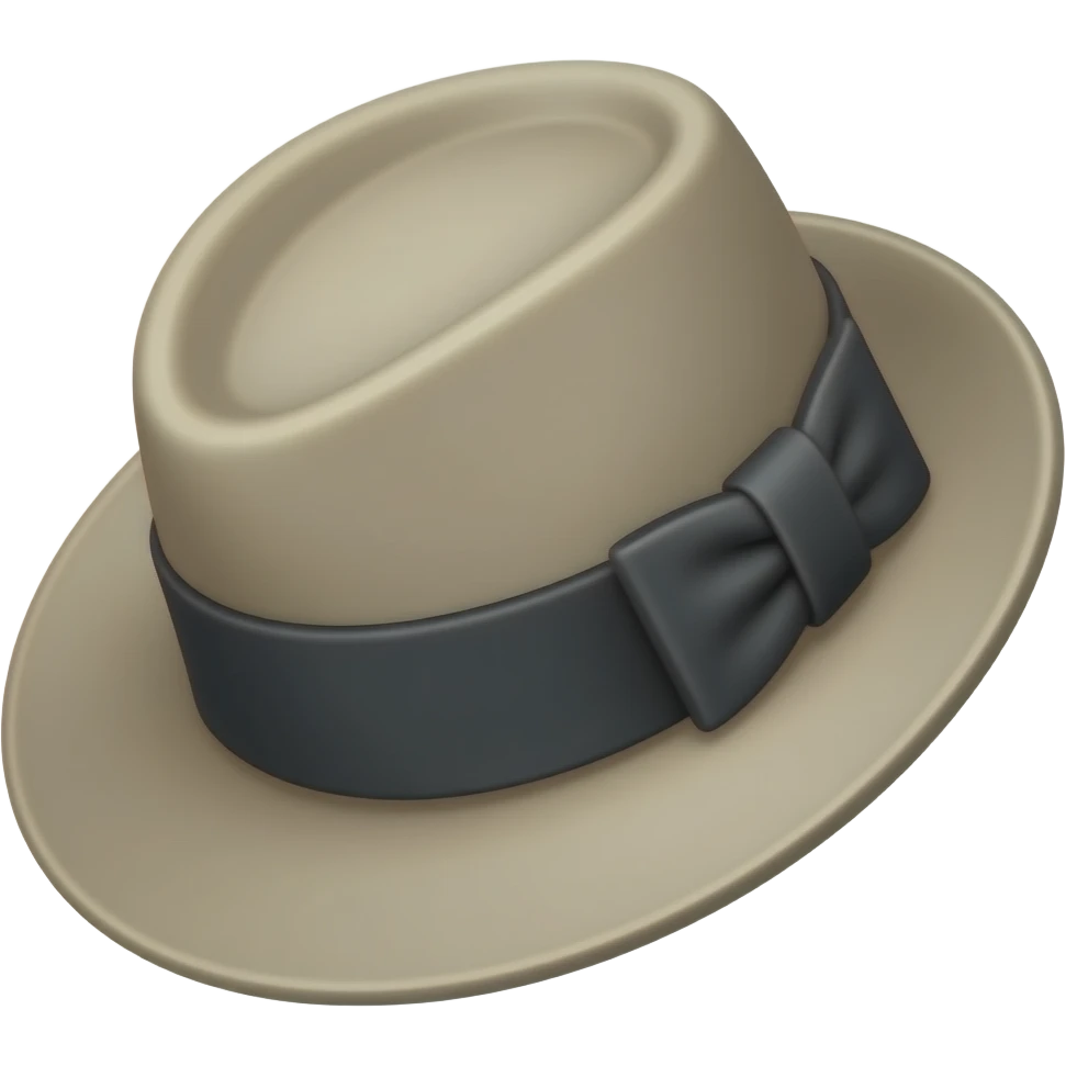 CREA UN EMOJI DE UN SOMBRERO ELEGANTE emoji