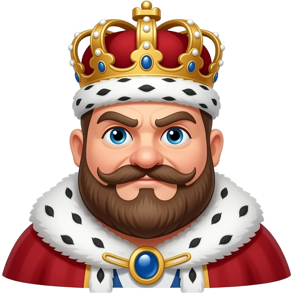 fat old ugly king emoji