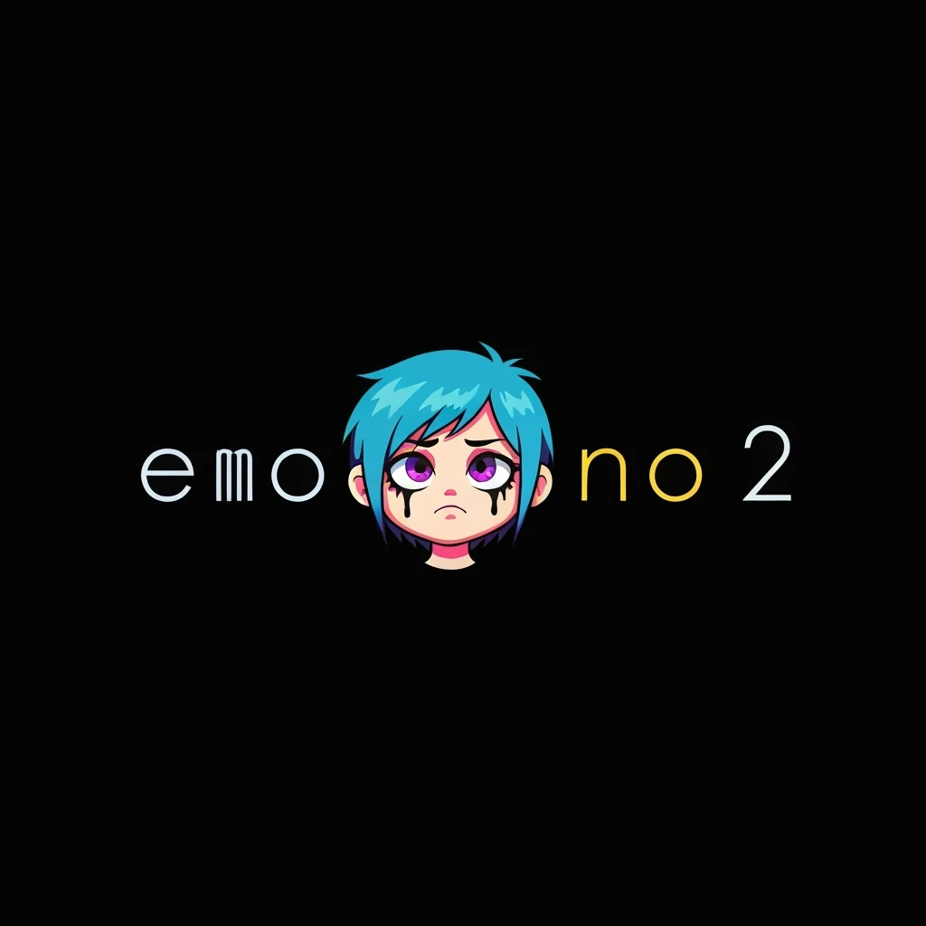 emo banner, cute, expressive, minimal, variation 2 emoji