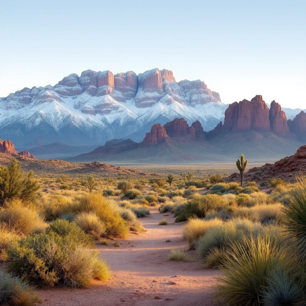 A modern desert mountain, wallpaper, modern emoji
