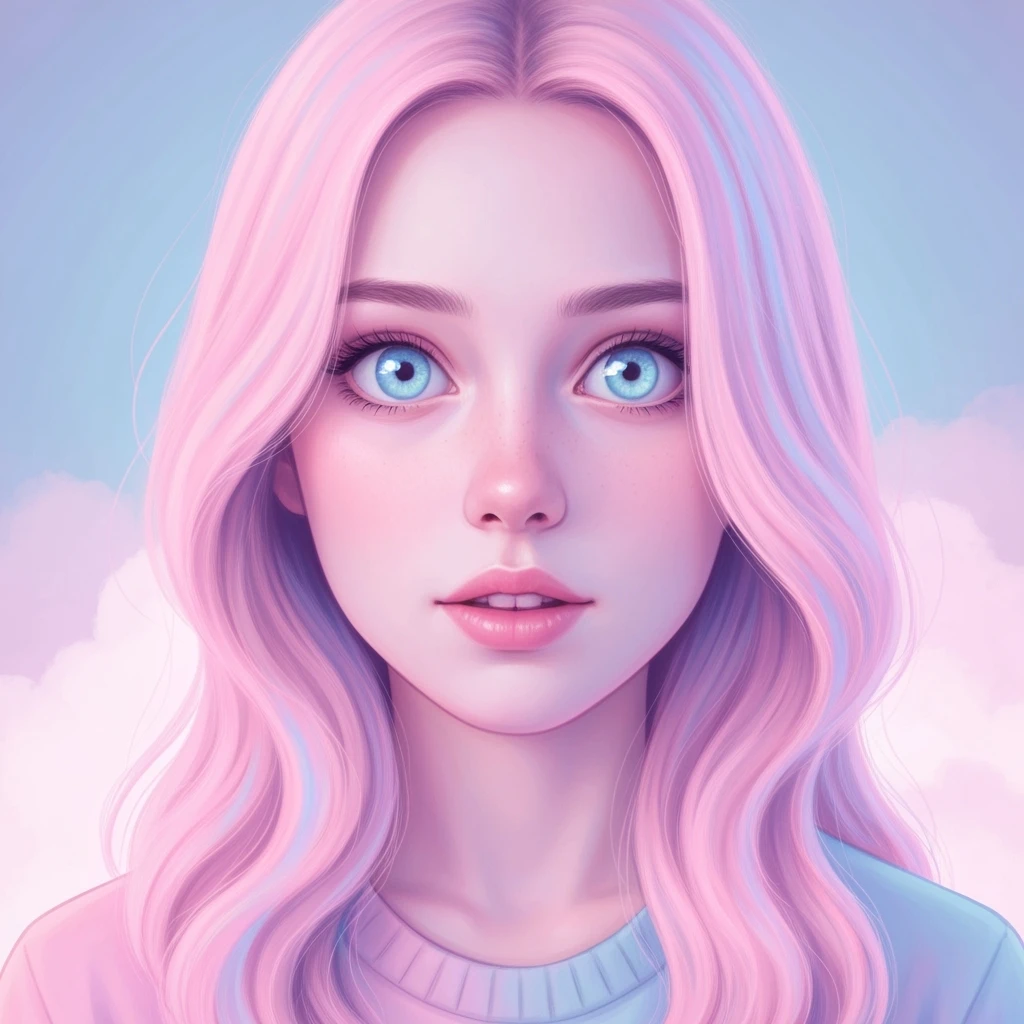 pastel horror profile picture, cute, expressive, minimal, variation 3 emoji