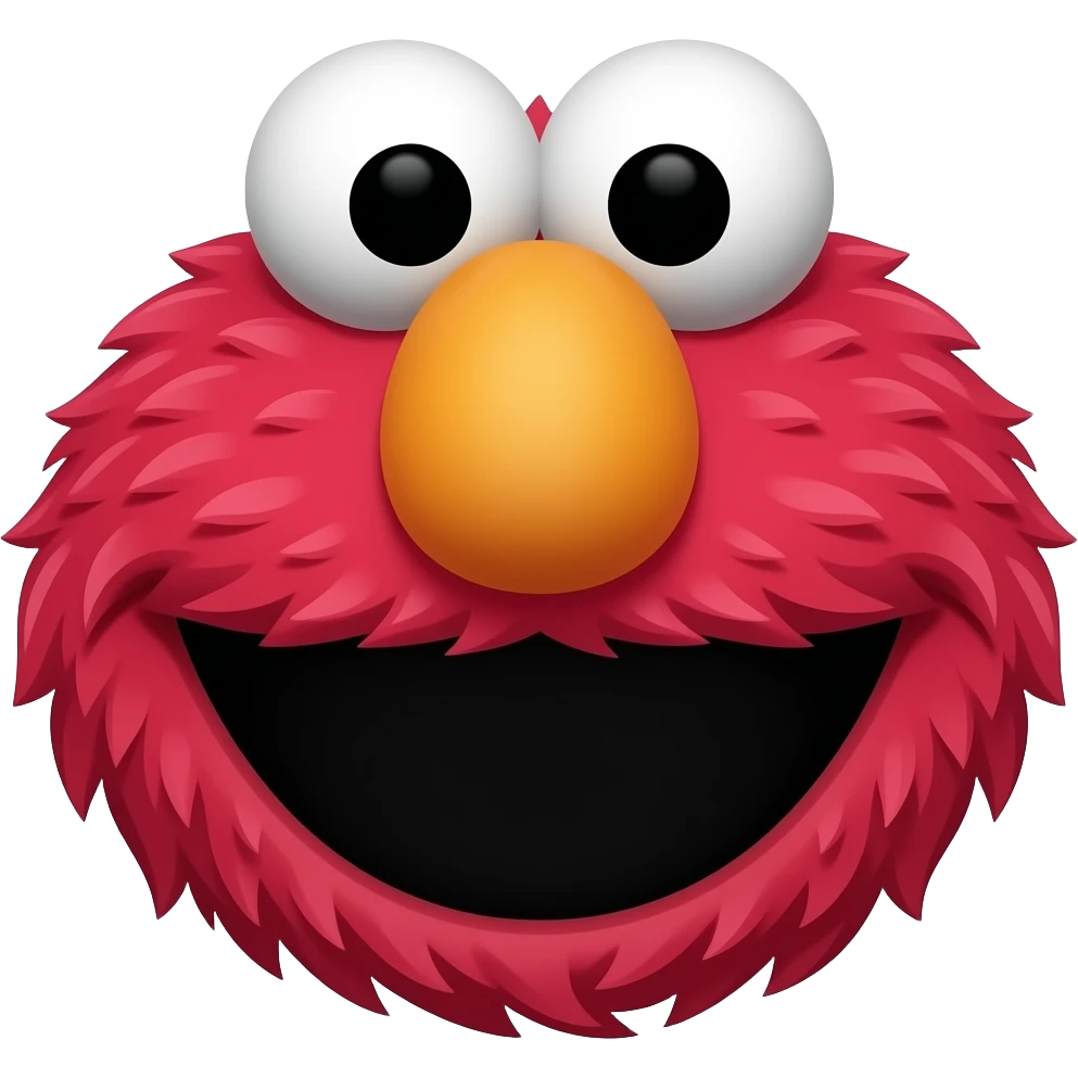 Elmo gots rip into pieces emoji