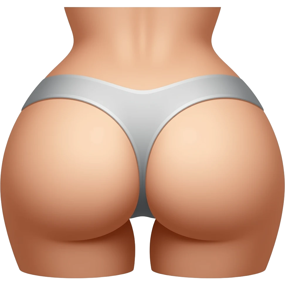 Make a person with a butt emoji