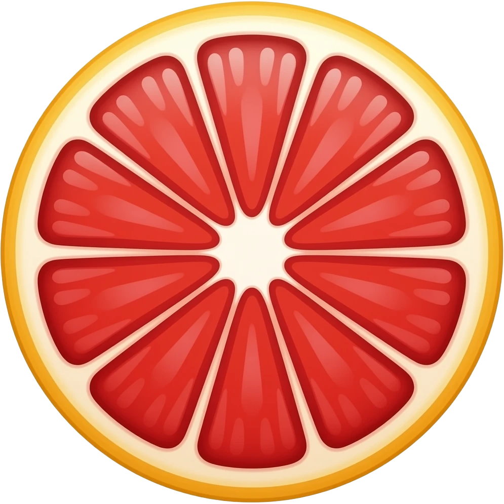 Grapefruit emoji