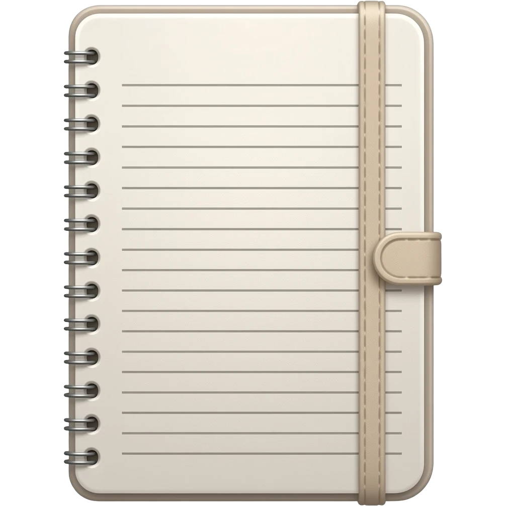 scincare notebook emoji