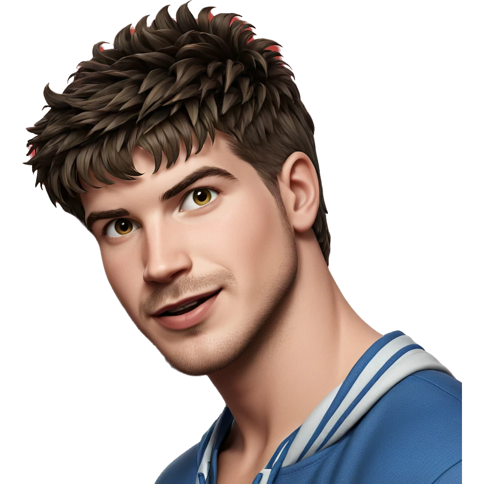 portrait of a young man emoji