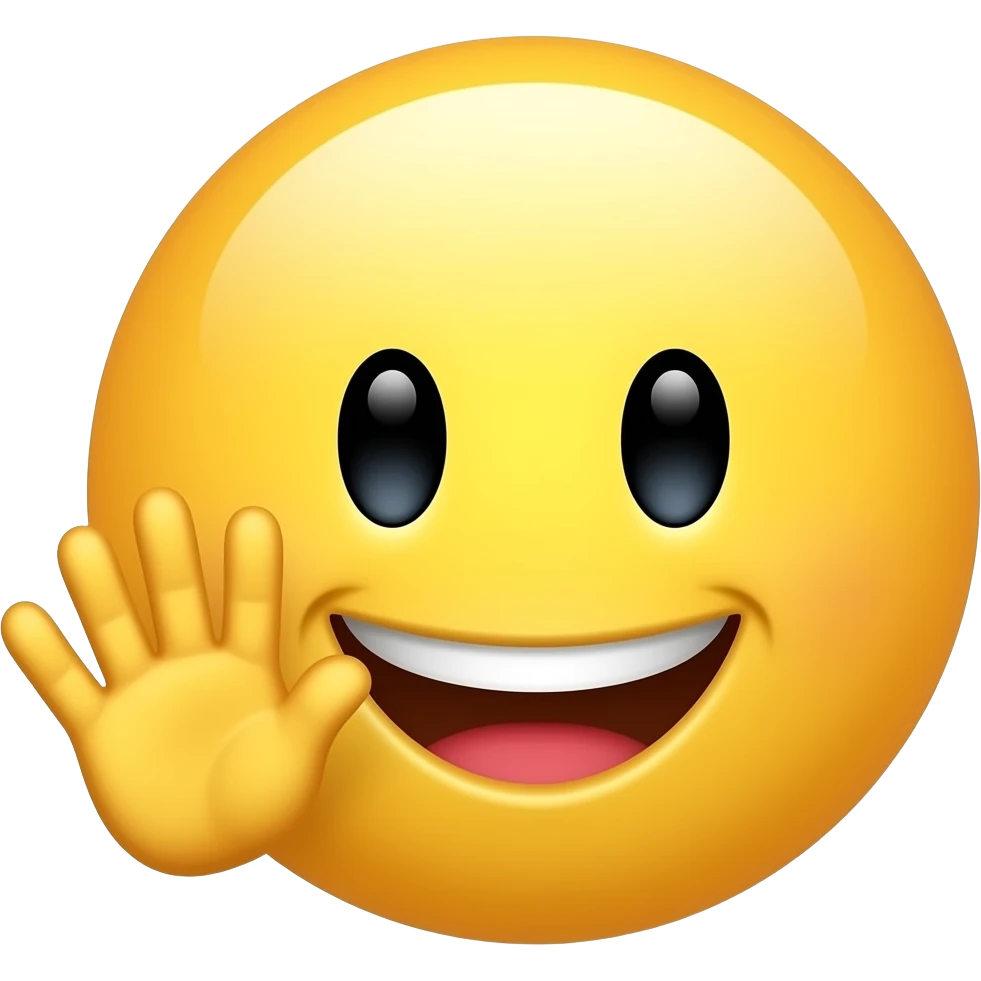 A partir de cette image crée moi un emoji Bonjour emoji