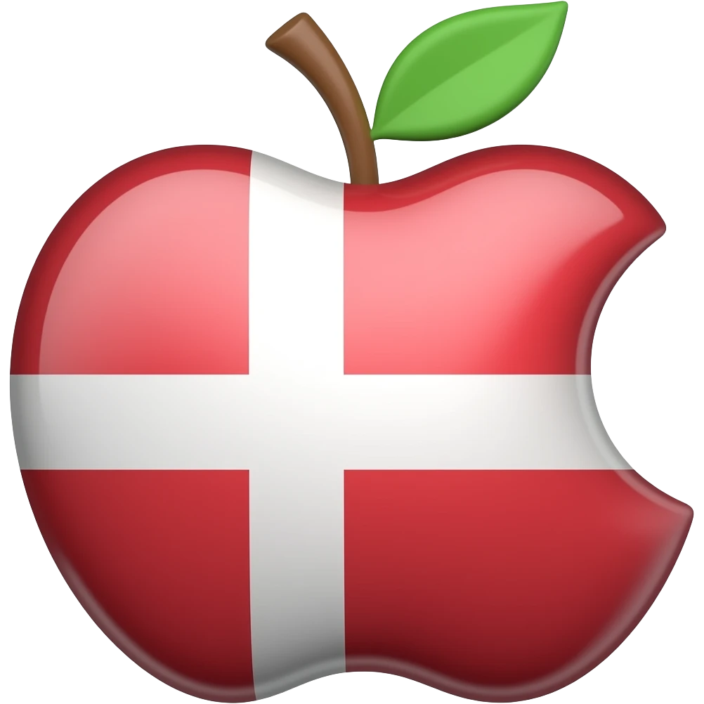 En drapeau de type apple emoji